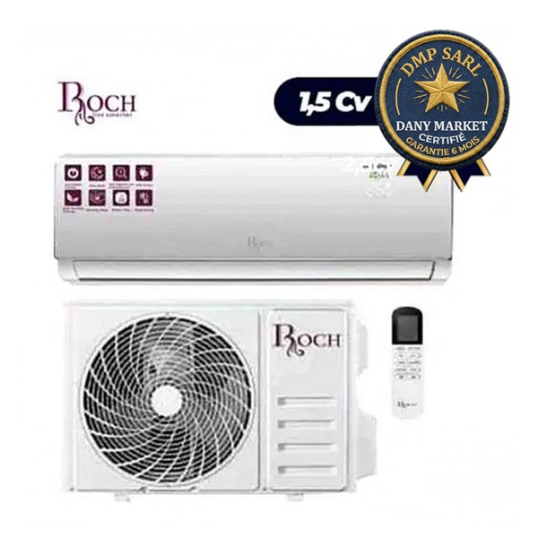 Climatiseur split ROCH 12000 BTU RAC-S12R4-E puissant économique