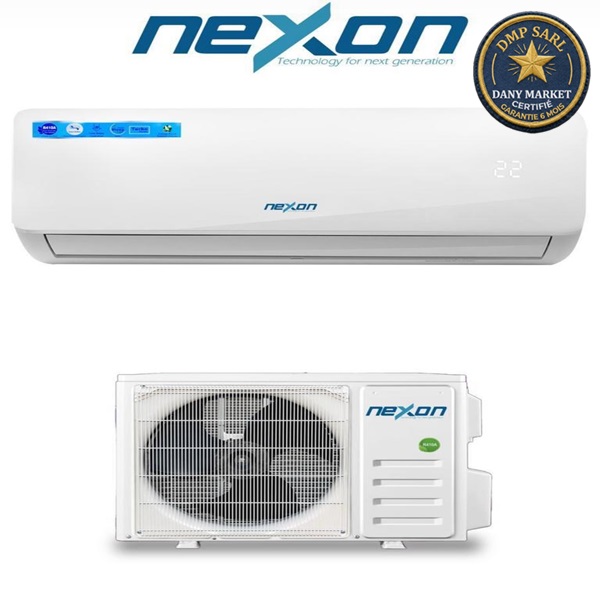 Climatiseur split Nexon NAC-S24R4-E 24000 BTU mural avec unité intérieure et extérieure