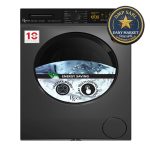 Machine à laver ROCH 10KG Inverter vue de face avec panneau de commande tactile