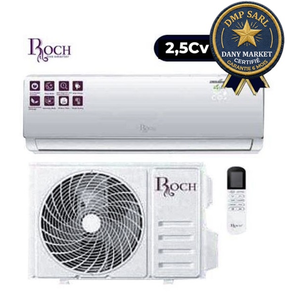 Climatiseur split ROCH 18000 BTU RAC-S18R4-E puissant économique