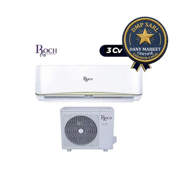 Climatiseur split ROCH 24000 BTU RAC-S24R4-E puissant professionnel