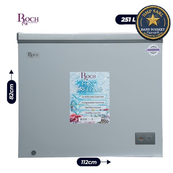 Congélateur horizontal ROCH RCF-300-B 251L grande capacité économique