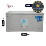 Congélateur coffre ROCH RCF-550-G 456L vitré grande capacité professionnel