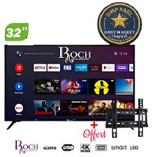Smart TV ROCH 32 pouces RH-LE32DSA B écran LED HD Ready avec connectivité Android