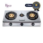 Plaque à gaz ROCH RGC-TT302-C 3 foyers – Cuisson rapide et puissance optimale