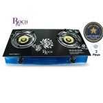 Plaque à gaz vitrée ROCH RGCTT506 2 feux – Design compact et cuisson performante