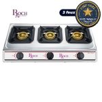 Plaque à gaz ROCH RGC307 3 foyers – Cuisson rapide et performance durable
